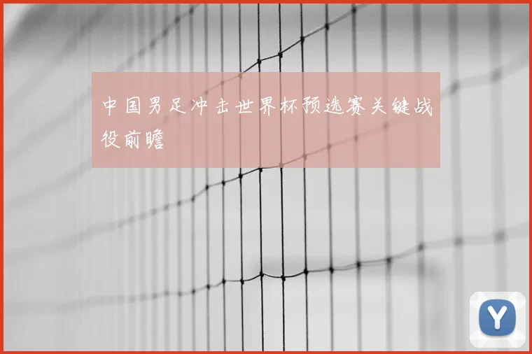 中国男足冲击世界杯预选赛关键战役前瞻